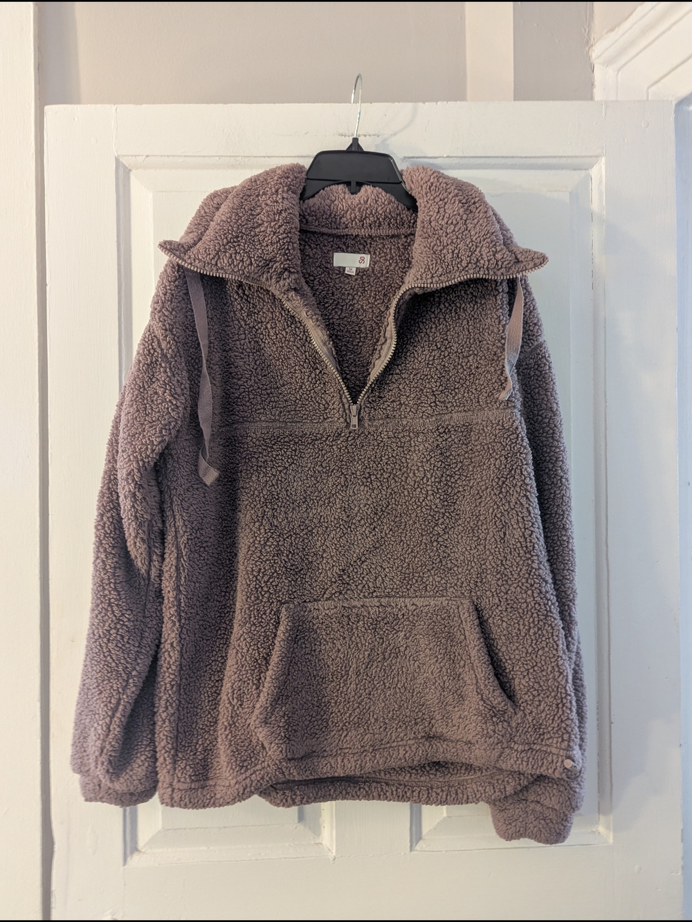 SO Cozy Sherpa Jacket — Mauve